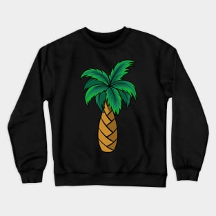 Palm Tree Summer Beach Palm Trees Crewneck Sweatshirt